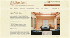 Desktop Screenshot of econesthomes.com