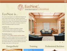 Tablet Screenshot of econesthomes.com